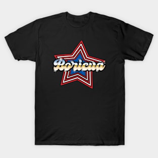 Boricua 80's Style design T-Shirt